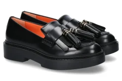 Damen Santoni Damen- Loafer TASSEL NERO- schwarz