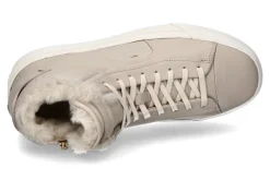 Damen Santoni Damen- Mid- Cut Sneaker gefüttert NAPPA BEIGE