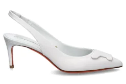Damen Santoni Damen- Slingpumps SIBILLE NAPPA- white/weiss