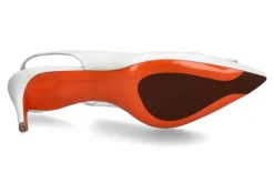 Damen Santoni Damen- Slingpumps SIBILLE NAPPA- white/weiss