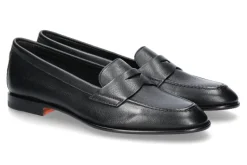 Damen Santoni Damen-Loafer PENNY- schwarz/black