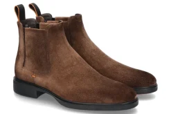 Herren Santoni Herren- Chelsea Boot EASY WILDLEDER- brown/braun