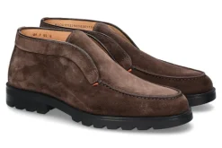Herren Santoni Herren Desert- Boots MORO CAMOSCIO- dunkelbraun