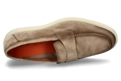 Herren Santoni Herren- Slipper REVOLVE- brown/hellbraun