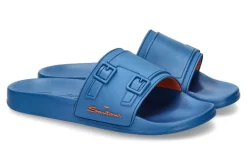 Damen Santoni Pantolette AZURBLAU