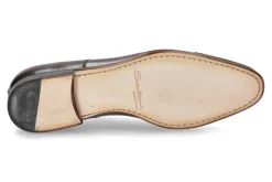 Herren Santoni Schnürer LEATHER DARK BROWN (44½)