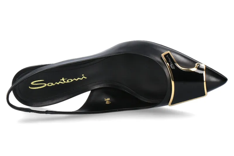 Damen Santoni Slingpumps SIBILLA NAPPA- schwarz