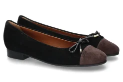 Damen ScarpaRossa Ballerina CAMOSCIO NERO T.MORO