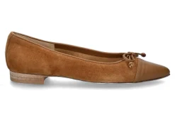 Damen ScarpaRossa Ballerina FLORY CAMOSCIO- soia/braun