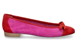 Damen ScarpaRossa Ballerina MEFY CAMOSCIO- fuxia/rot
