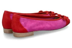 Damen ScarpaRossa Ballerina MEFY CAMOSCIO- fuxia/rot