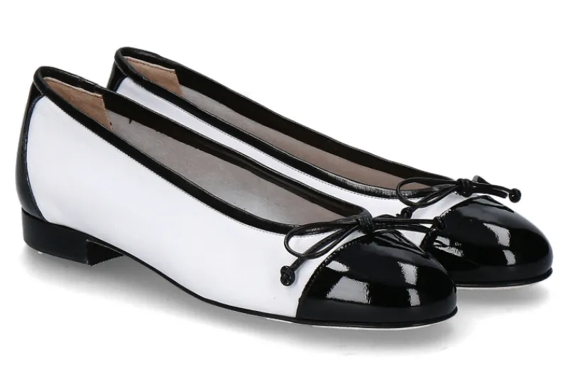 Damen Lorbac Scarparossa by Ballerina MOLLY NAPPA VERNICE- white/black