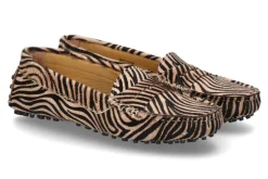 Damen ScarpaRossa Damen-Mokassin GOMERA DRIVER ZEBRA- beige/ schwarz