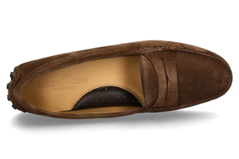 Damen ScarpaRossa Damen-Mokassin GOMERA DRIVER ZEBRA- beige/ schwarz