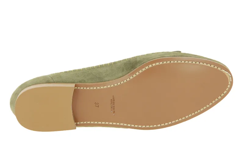 Damen ScarpaRossa Loafer CAMOSCIO QUEEN VERDE