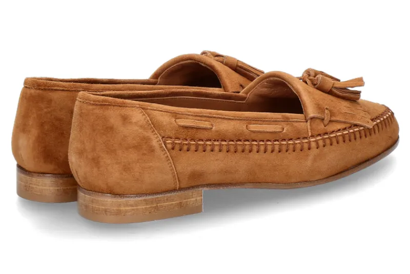 Damen ScarpaRossa Loafer CAMOSCIO QUEEN CUOIO
