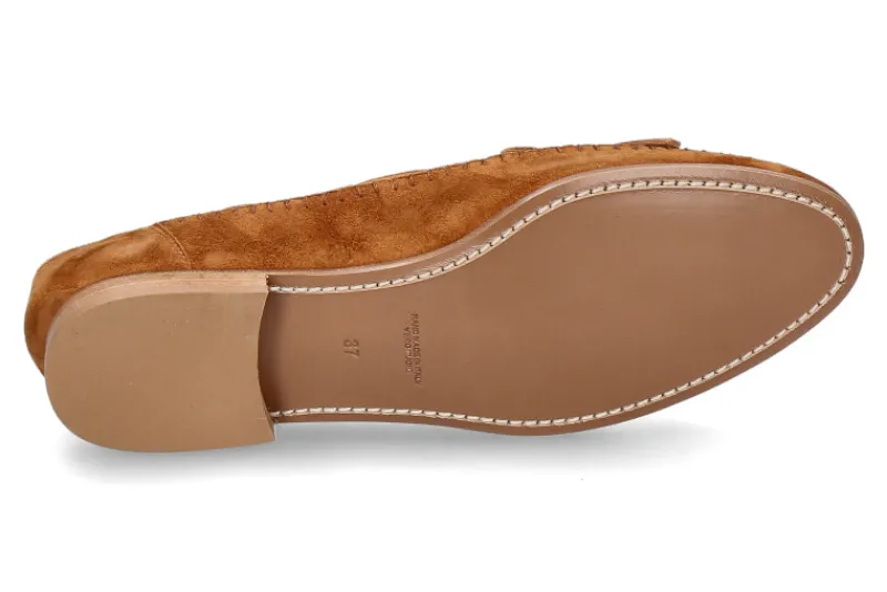 Damen ScarpaRossa Loafer CAMOSCIO QUEEN CUOIO