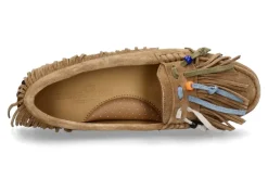 Damen ScarpaRossa Mokassin 3051 VELOUR- beige