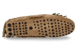 Damen ScarpaRossa Mokassin 3051 VELOUR- beige