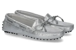 Damen ScarpaRossa Mokassin DECOUPAGE ARGENTO- silber