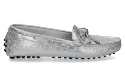 Damen ScarpaRossa Mokassin DECOUPAGE ARGENTO- silber