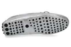 Damen ScarpaRossa Mokassin DECOUPAGE ARGENTO- silber
