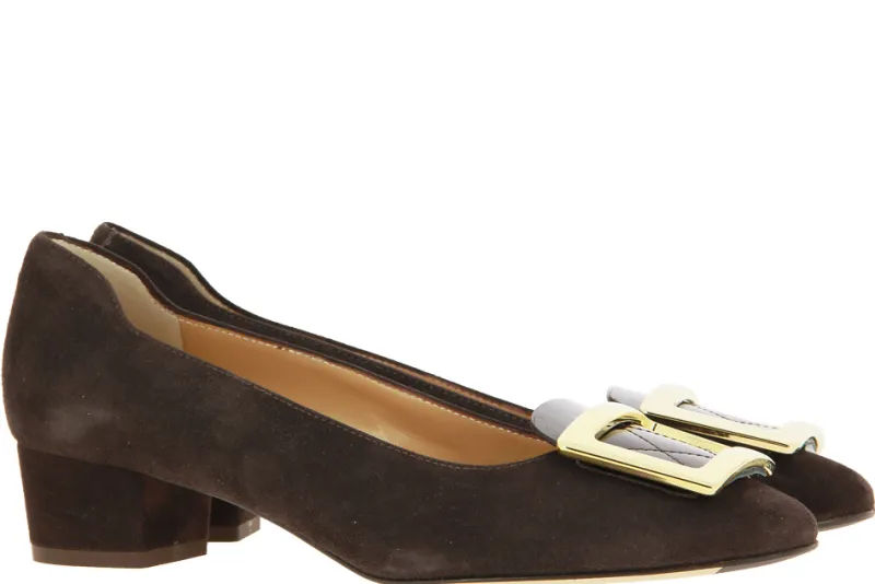 Damen ScarpaRossa Pumps MARCOS CAMOSCIO VERNICE 79 TDM