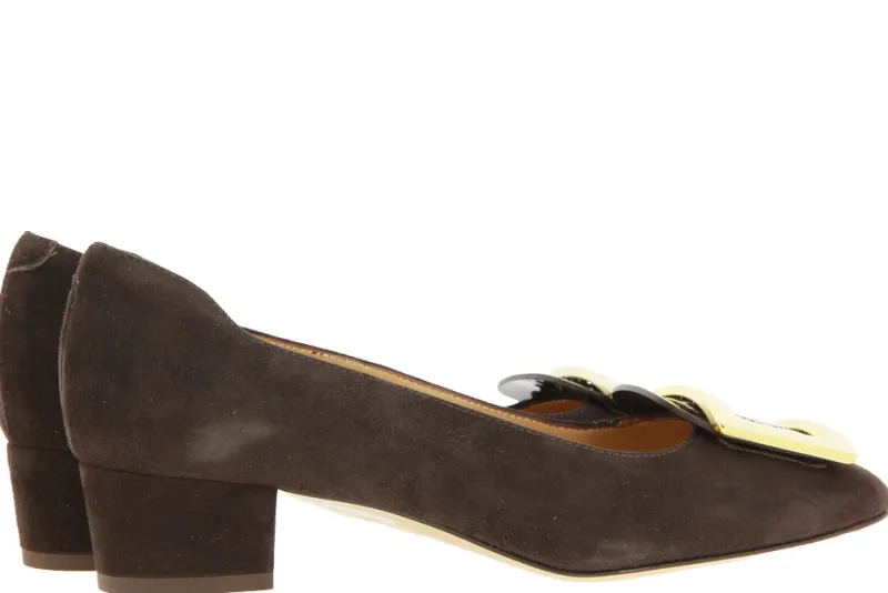 Damen ScarpaRossa Pumps MARCOS CAMOSCIO VERNICE 79 TDM