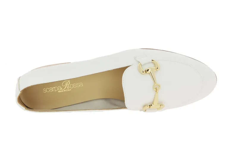 Damen ScarpaRossa Slipper AGOSTINI NAPPA BIANCO
