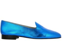 Damen ScarpaRossa Slipper BENITO LAMINATO BLUE ROYAL (41)