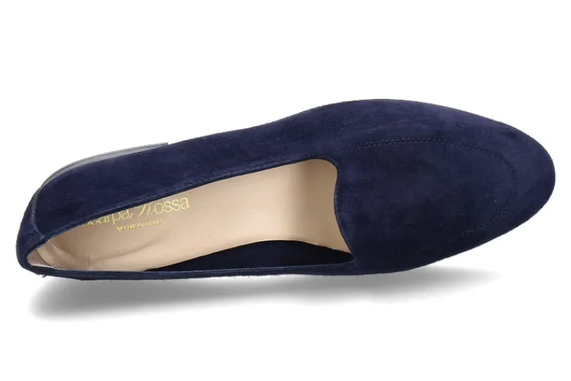Damen ScarpaRossa Slipper BENITO CAMOSCIO- navy/blau