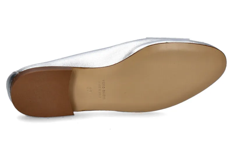 Damen ScarpaRossa Slipper BENITO LAMINATO- argento/ silber