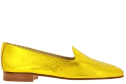 Damen ScarpaRossa Slipper BENITO LAMINATO GIALLO (38)