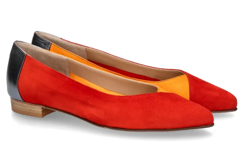 Damen ScarpaRossa Slipper FLORY CAMOSCIO ROSSO PAPAIA