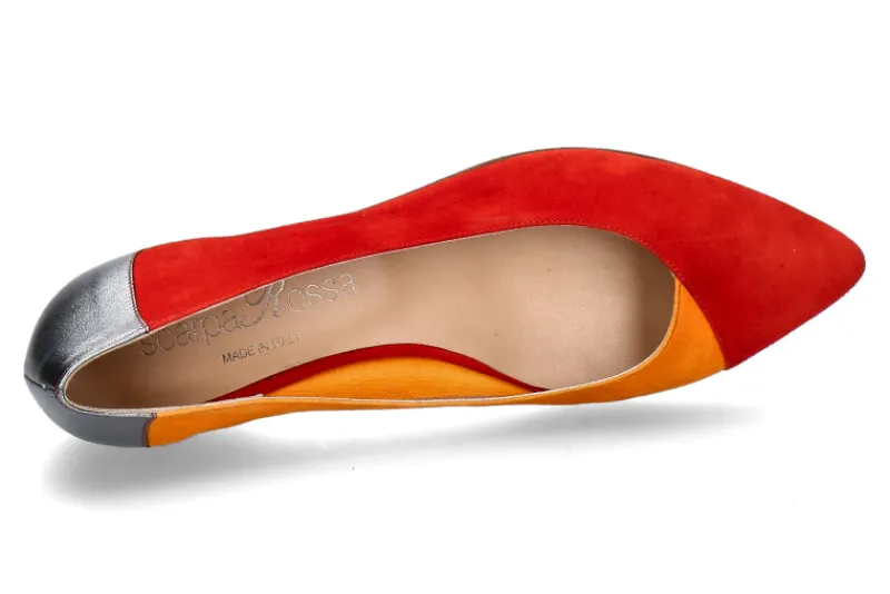 Damen ScarpaRossa Slipper FLORY CAMOSCIO ROSSO PAPAIA