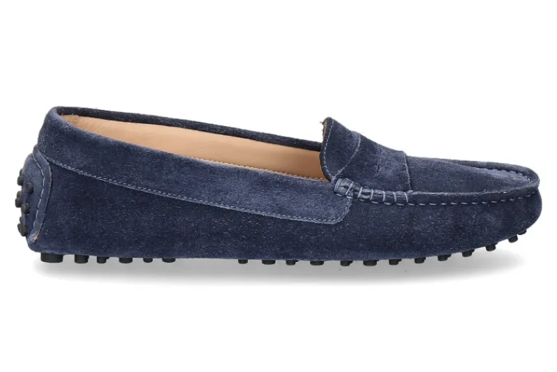 Damen ScarpaRossa Slipper GOMERA VELOUR MIDNIGHT
