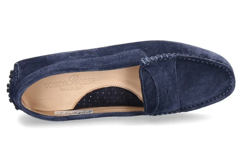Damen ScarpaRossa Slipper GOMERA VELOUR MIDNIGHT