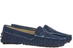 Damen ScarpaRossa Slipper GOMERA JEANS BLU