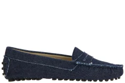 Damen ScarpaRossa Slipper GOMERA JEANS BLU
