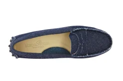 Damen ScarpaRossa Slipper GOMERA JEANS BLU