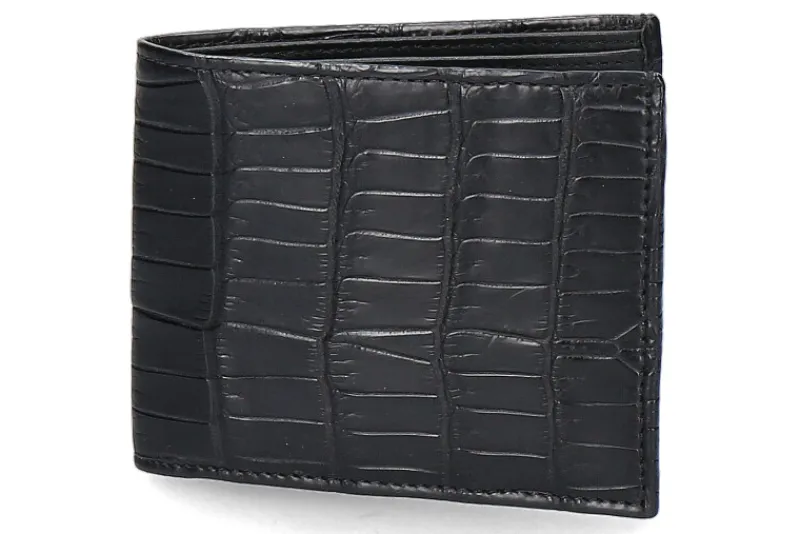 Damen Biagini Silvano Geldbörse ALLIGATORE NERO