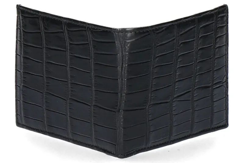 Damen Biagini Silvano Geldbörse ALLIGATORE NERO