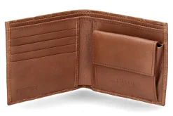 Damen Biagini Silvano Geldbörse ALLIGATORE COGNAC