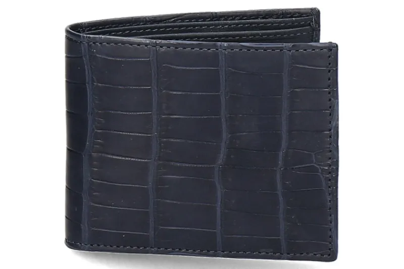 Damen Biagini Silvano Geldbörse ALLIGATORE NOTTE