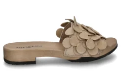 Damen Softclox Pantolette BELLA KASCHMIR- taupe/hazelnut