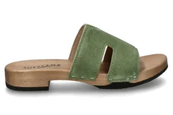 Damen Softclox Pantolette BLIDA KASCHMIR- forest/hazelnut