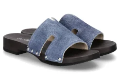 Damen Softclox Pantolette BLIDA JEANSLOOK- dunkelblau