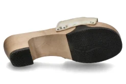 Damen Softclox Pantolette KIRSTEN SHINY SOFTNAPPA- gold