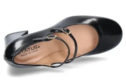 Damen Status Riemenpumps ABRASIVATO- nero