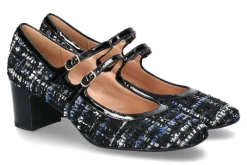 Damen Status Riemenpumps ZERMATT DRILL VERNICE NERA